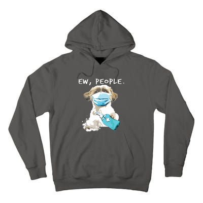 Shih Tzu Ew People Dog Wearing A Face Mask Tall Hoodie