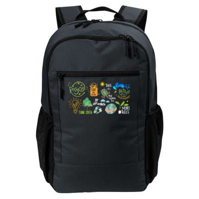 Save The Earth Day Restore Save The Planet Funny Eco Energy Cute Gift Daily Commute Backpack