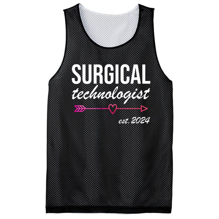 Surgical Technologist Est 2024 Mesh Reversible Basketball Jersey Tank