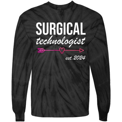 Surgical Technologist Est 2024 Tie-Dye Long Sleeve Shirt