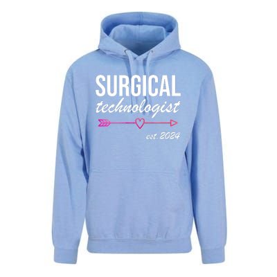 Surgical Technologist Est 2024 Unisex Surf Hoodie