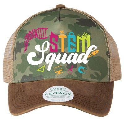Science Technology Engineering Math Teacher Gift Stem Squad Funny Gift Legacy Tie Dye Trucker Hat