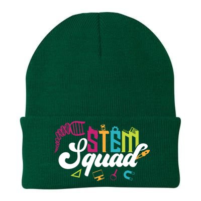 Science Technology Engineering Math Teacher Gift Stem Squad Funny Gift Knit Cap Winter Beanie