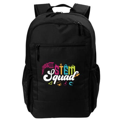 Science Technology Engineering Math Teacher Gift Stem Squad Funny Gift Daily Commute Backpack