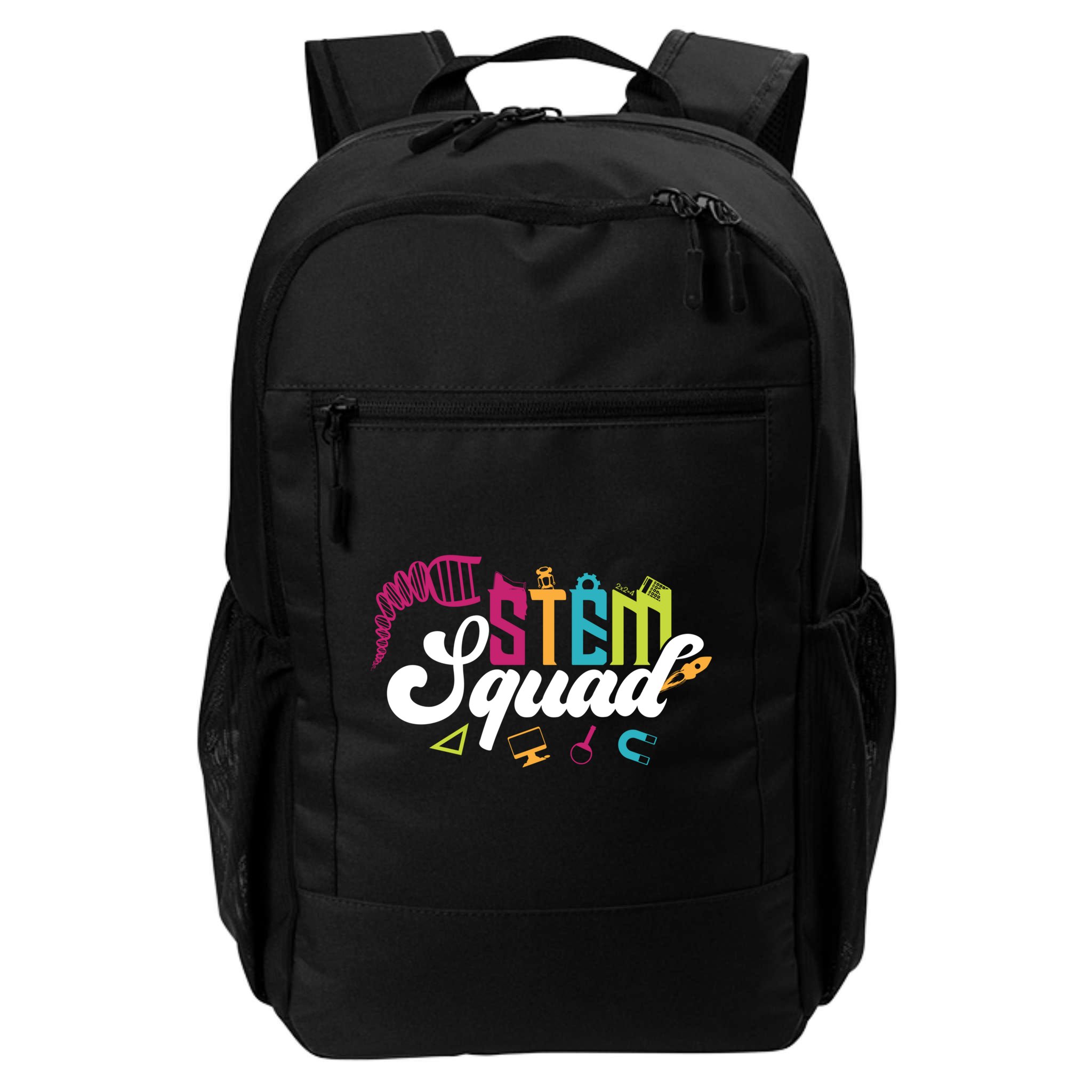 Science Technology Engineering Math Teacher Gift Stem Squad Funny Gift Backpack