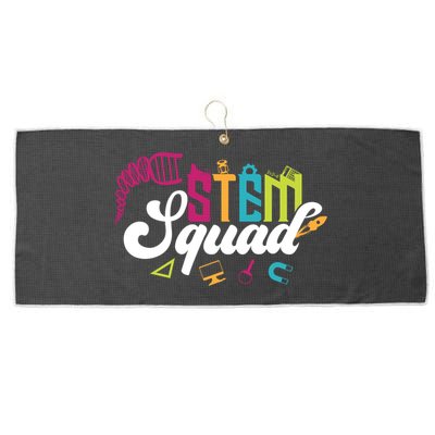 Science Technology Engineering Math Teacher Gift Stem Squad Funny Gift Large Microfiber Waffle Golf Towel