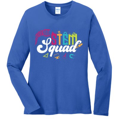 Science Technology Engineering Math Teacher Gift Stem Squad Funny Gift Ladies Long Sleeve Shirt