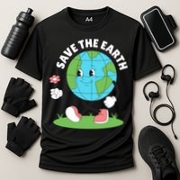 Save The Earth Cute Earth Day Performance Shirt
