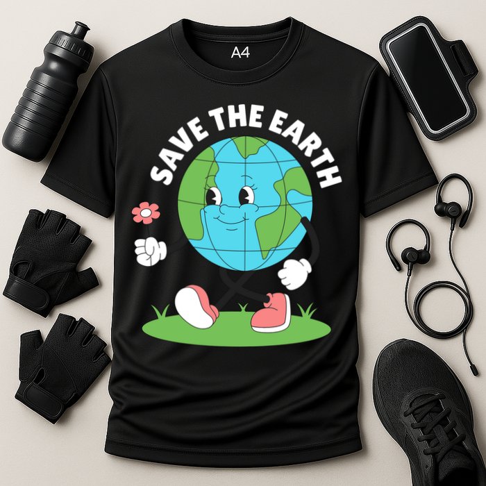 Save The Earth Cute Earth Day Performance Shirt