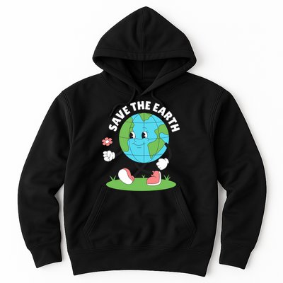 Save The Earth Cute Earth Day Hoodie