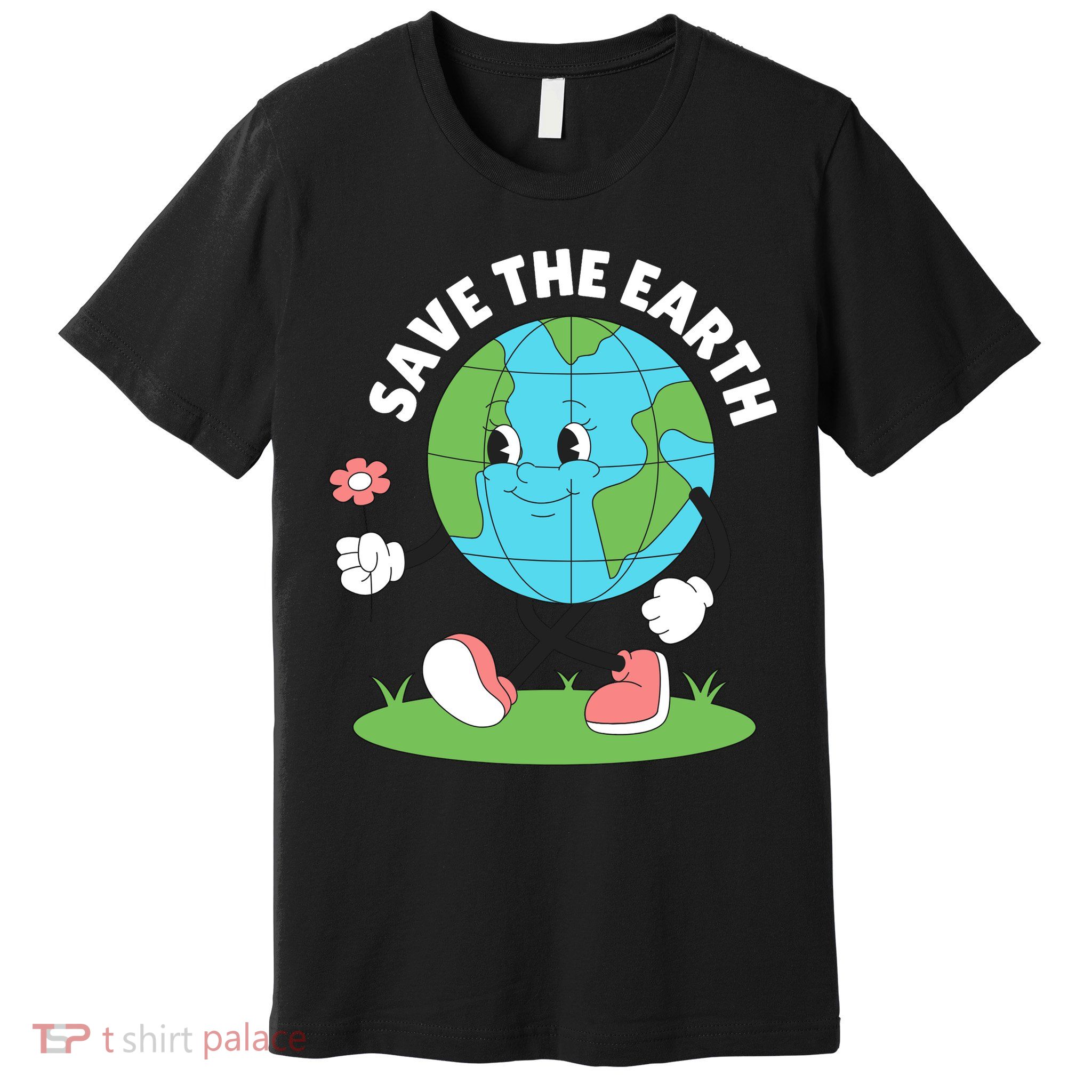 Save The Earth Cute Earth Day Premium T-Shirt