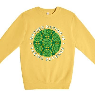 Save The Earth Our Planet Love Mother Earth Day Funny Gift Premium Crewneck Sweatshirt