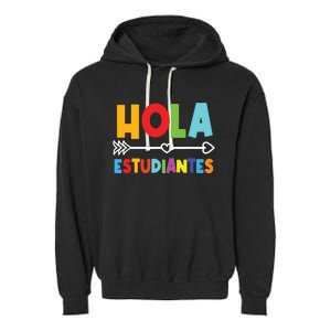 Spanish Teacher Espanol Language Educator Instructor Maestra Garment-Dyed Fleece Hoodie