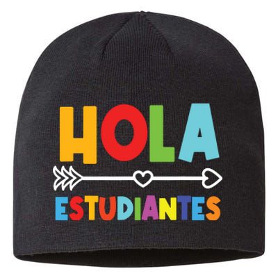 Spanish Teacher Espanol Language Educator Instructor Maestra Sustainable Beanie