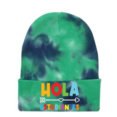 Spanish Teacher Espanol Language Educator Instructor Maestra Tie Dye 12in Knit Beanie