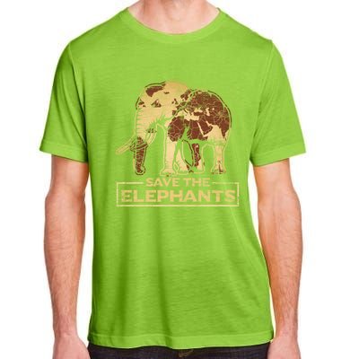 Save The Elephants Elephant Great Gift Adult ChromaSoft Performance T-Shirt