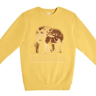 Save The Elephants Elephant Great Gift Premium Crewneck Sweatshirt