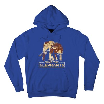 Save The Elephants Elephant Great Gift Hoodie