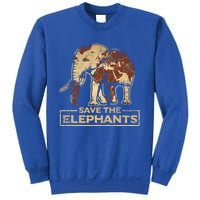 Save The Elephants Elephant Great Gift Sweatshirt