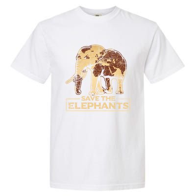 Save The Elephants Elephant Great Gift Garment-Dyed Heavyweight T-Shirt