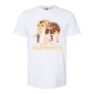 Save The Elephants Elephant Great Gift Softstyle CVC T-Shirt