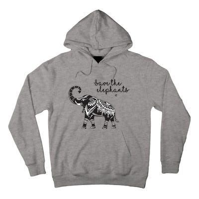 Save The Elephants Tall Hoodie