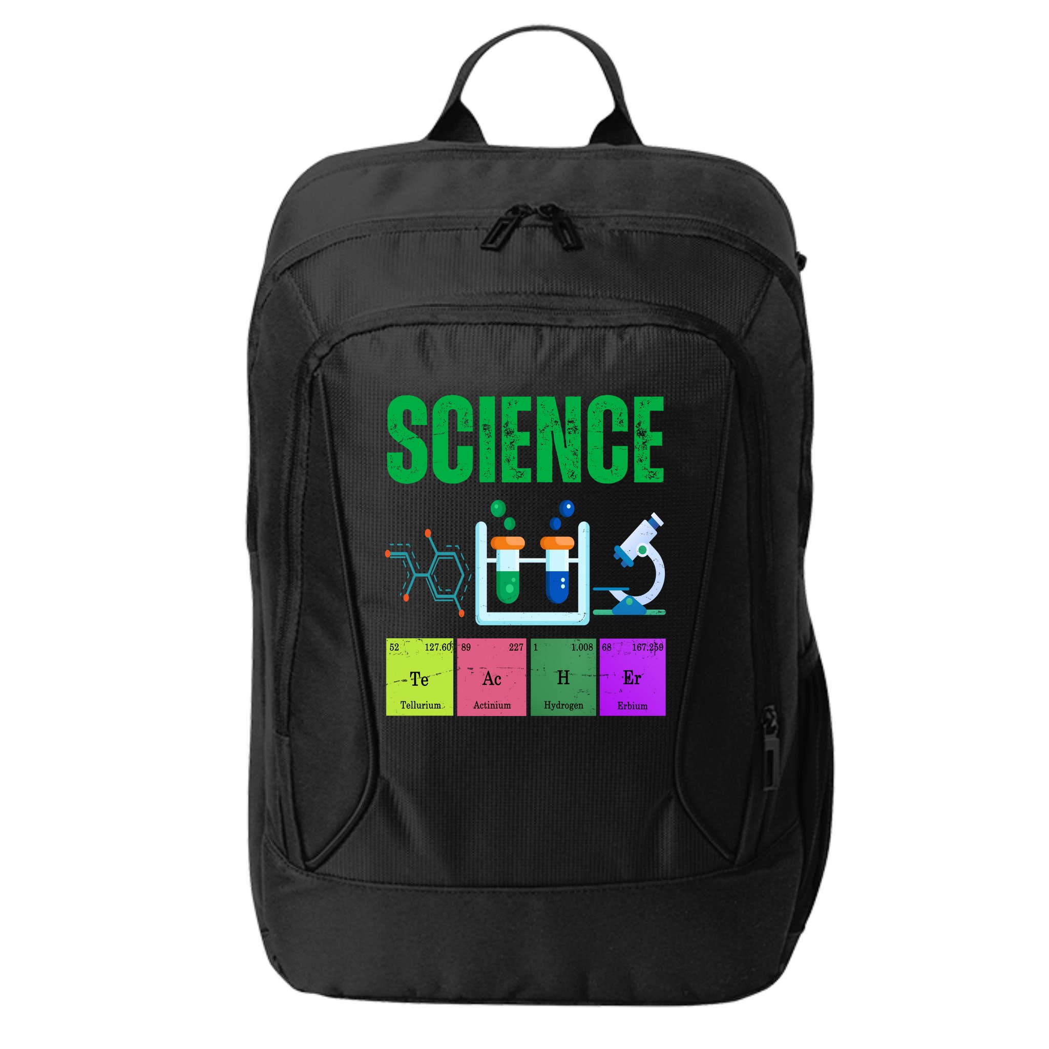 Science Teacher Element Gift City Backpack