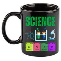 Science Teacher Element Gift 11oz C Handle Ceramic Mug
