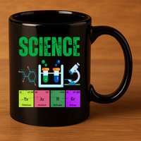 Science Teacher Element Gift 11oz C Handle Ceramic Mug