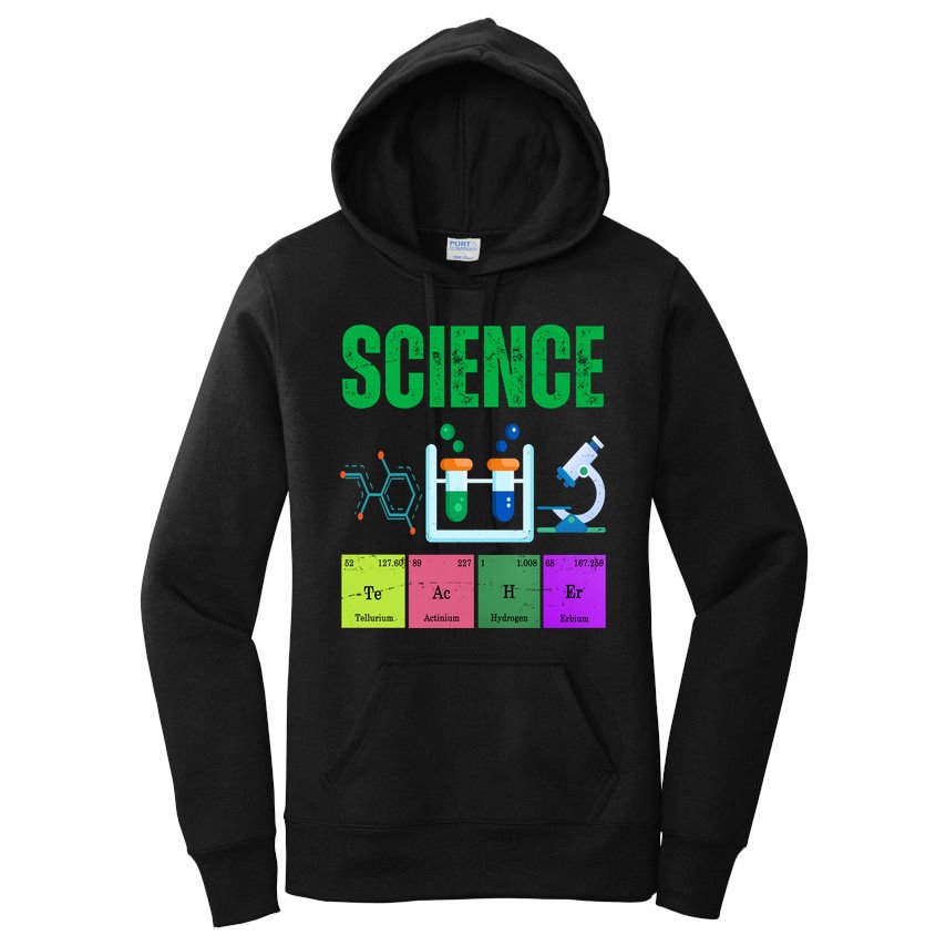 Science Teacher Element Gift Women's Pullover Hoodie