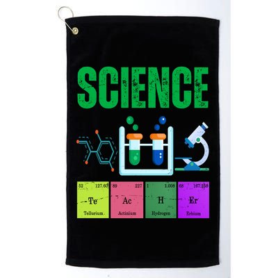 Science Teacher Element Gift Golf Towel