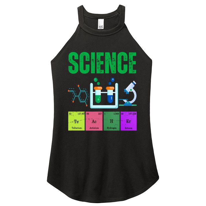 Science Teacher Element Gift Women's Perfect Tri Rocker Tank