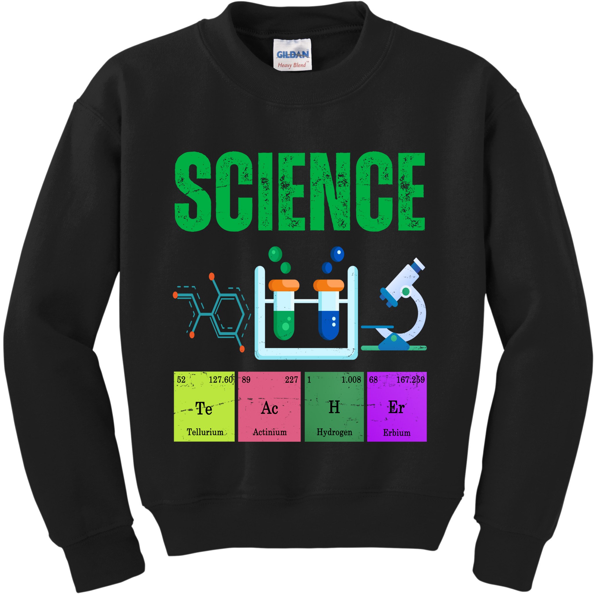 Science Teacher Element Gift Kids Sweatshirt