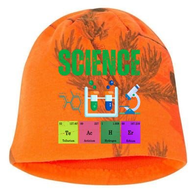 Science Teacher Element Gift Kati - Camo Knit Beanie