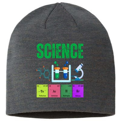 Science Teacher Element Gift Sustainable Beanie