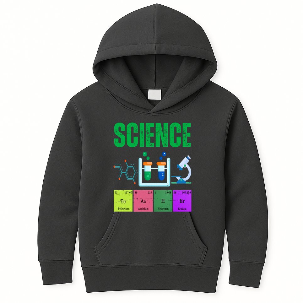 Science Teacher Element Gift Kids Hoodie