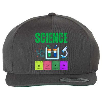 Science Teacher Element Gift Wool Snapback Cap