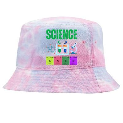 Science Teacher Element Gift Tie-Dyed Bucket Hat