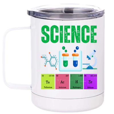 Science Teacher Element Gift 12 oz Stainless Steel Tumbler Cup