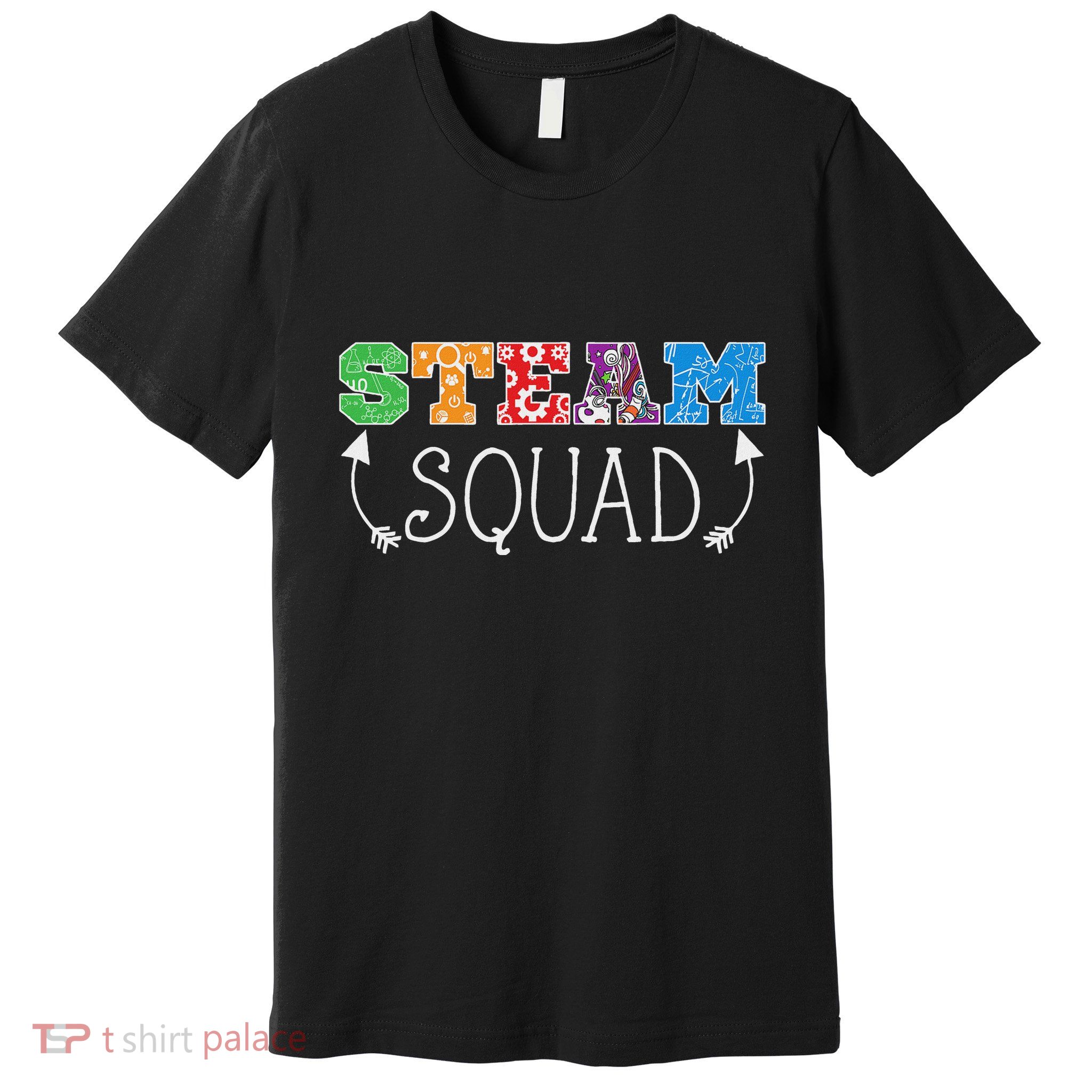 Science Tech Engineering Arts Math Steam Squad Premium T-Shirt