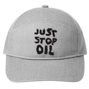 Save the Earth Take a Stand Against Oil 7-Panel Snapback Hat