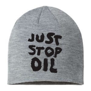 Save the Earth Take a Stand Against Oil Sustainable Beanie