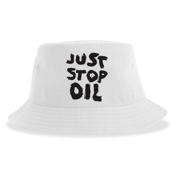 Save the Earth Take a Stand Against Oil Sustainable Bucket Hat