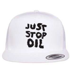 Save the Earth Take a Stand Against Oil Flat Bill Trucker Hat