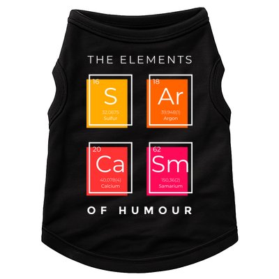 Sarcasm The Elements Of Humour Funny Doggie Tank