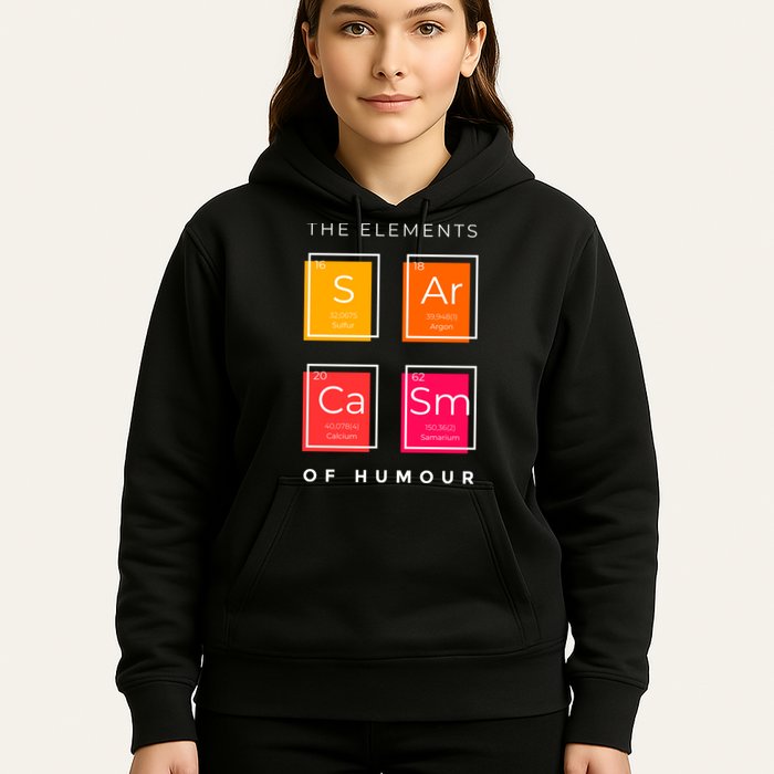 Sarcasm The Elements Of Humour Funny Hoodie