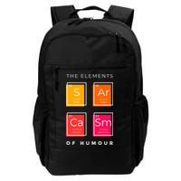Sarcasm The Elements Of Humour Funny Backpack