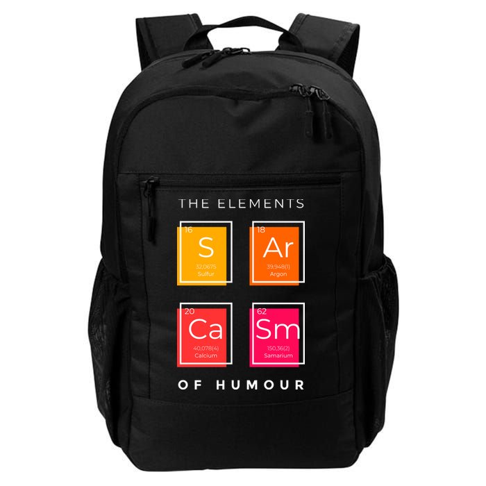 Sarcasm The Elements Of Humour Funny Backpack