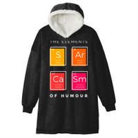 Sarcasm The Elements Of Humour Funny Hooded Wearable Blanket