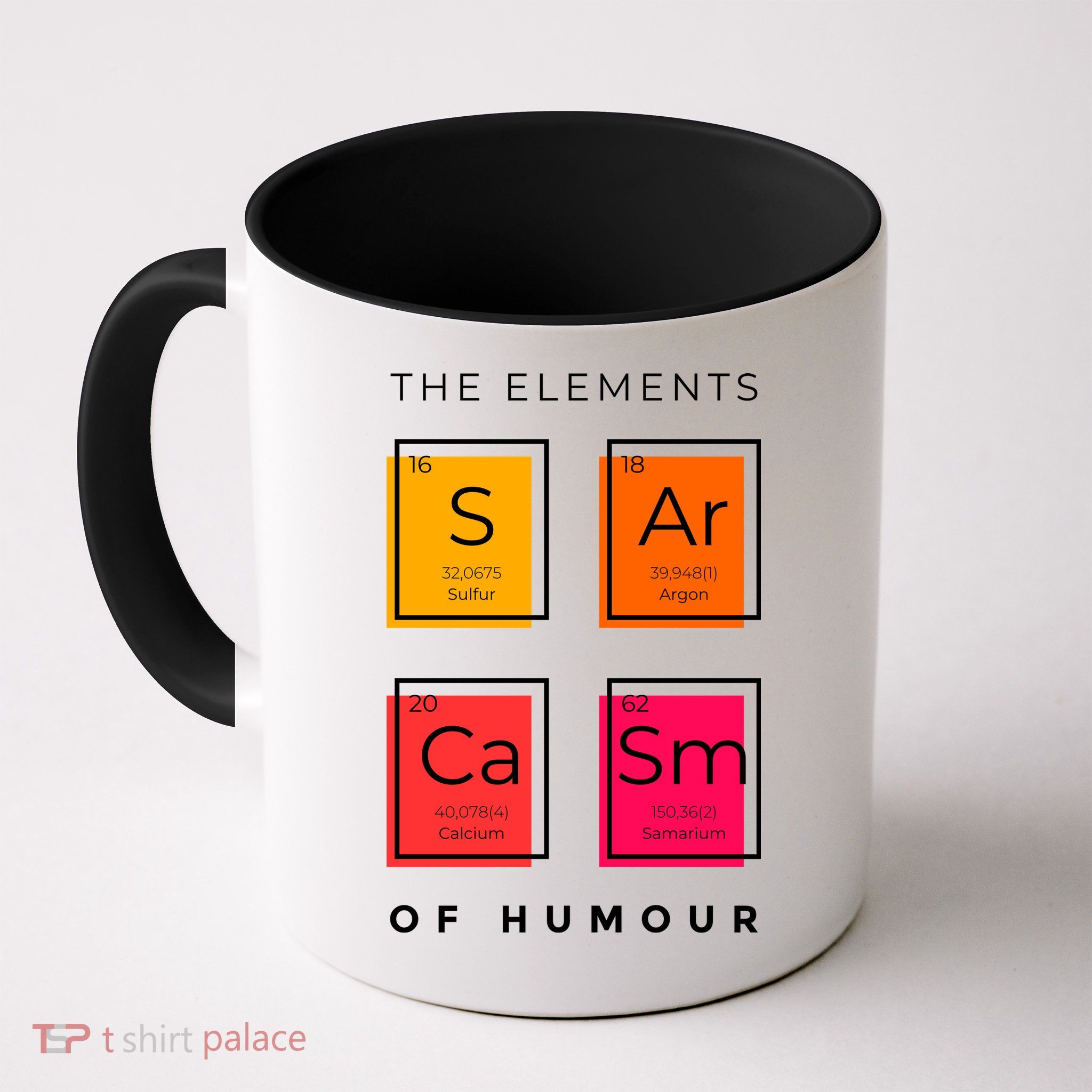 Sarcasm The Elements Of Humour Funny Mug